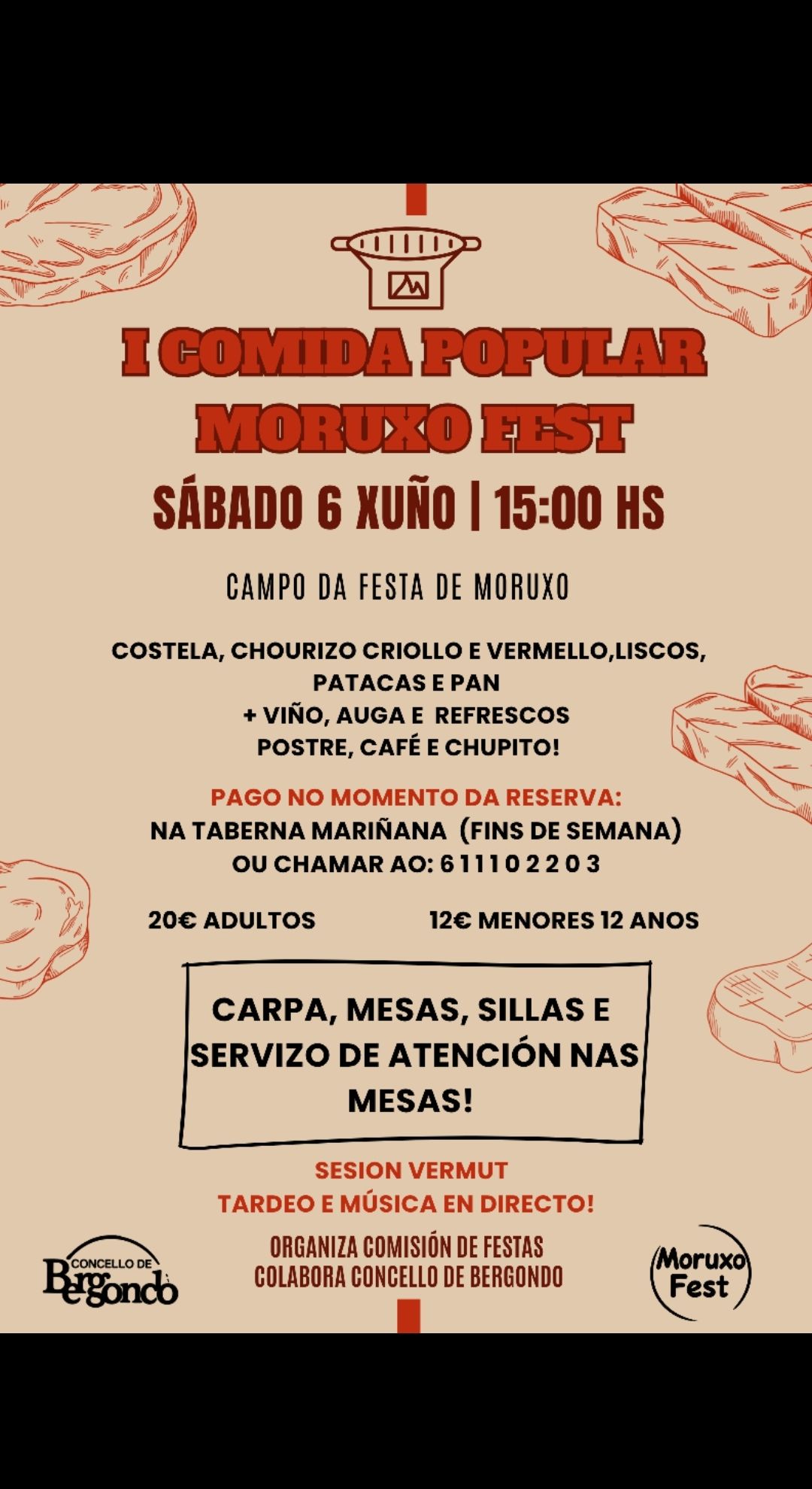 I comida popular Moruxo Fest
